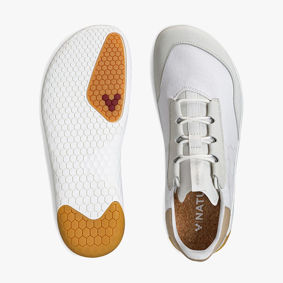 Vivobarefoot Geo Shell Vrijetijdsschoenen Heren Wit | Nederland 0081EBCX